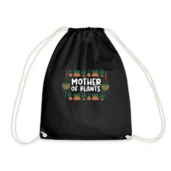 Plante Mère Mère Jardin Plantes Fleur - Sac de sport léger - noir - Devant