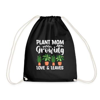 Plante Mère Mère Jardin Plantes Fleur - Sac de sport léger - noir - Devant