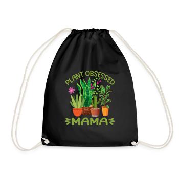 Plante Mère Mère Jardin Plantes Fleur - Sac de sport léger - noir - Devant
