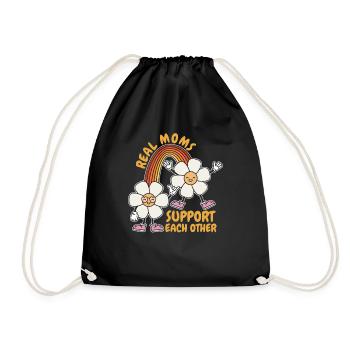 Maman Soutien Maman - Sac de sport léger - noir - Devant