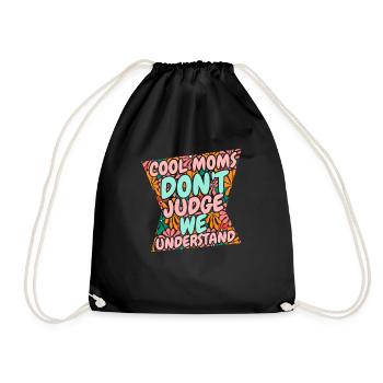 Maman Soutien Maman - Sac de sport léger - noir - Devant