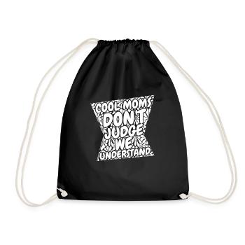 Maman Soutien Maman - Sac de sport léger - noir - Devant