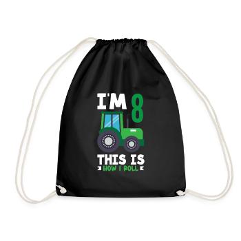 1er anniversaire tracteur 1 an anniversaire chemise - Sac de sport léger - noir - Devant
