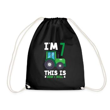 1er anniversaire tracteur 1 an anniversaire chemise - Sac de sport léger - noir - Devant