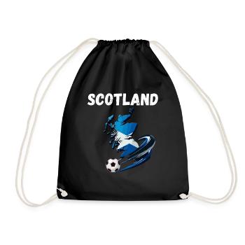 Scotland Football 2024graphic artsoccer energycham - Drawstring Bag - black - Front