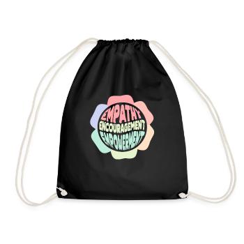 Soutien aux mamans et aux mamans - Sac de sport léger - noir - Devant