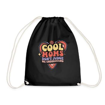 Maman Soutien à la maman - Sac de sport léger - noir - Devant