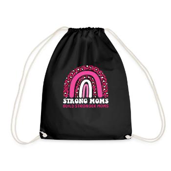 Maman Soutien à la maman - Sac de sport léger - noir - Devant