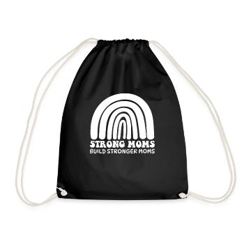 Maman Soutien à la maman - Sac de sport léger - noir - Devant