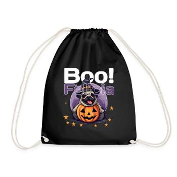Halloween Boo Felicia - Drawstring Bag - black - Front