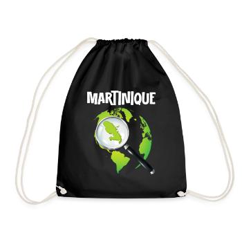 Belle Martinique 972 Loupe Antilles Les Tropiques - Drawstring Bag - black - Front