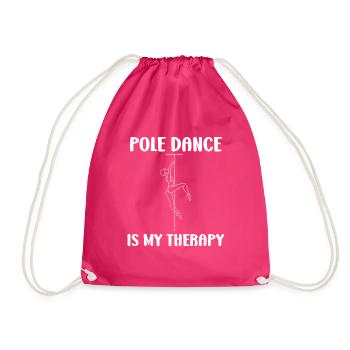 Pole Dance Pole Dance für Frauen - Turnbeutel - Fuchsia - Vorne