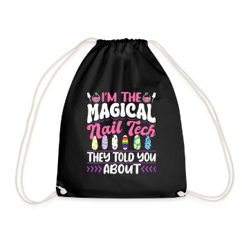 Nail Technician I'm The Magical - Turnbeutel - Schwarz - Vorne