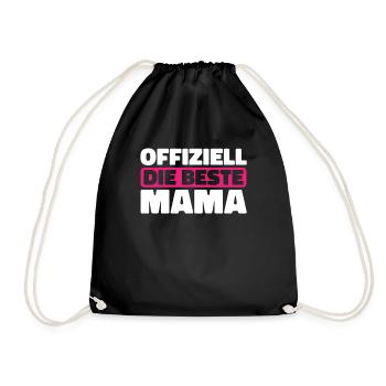 Mama Mutter Meilleure Maman - Sac de sport léger - noir - Devant