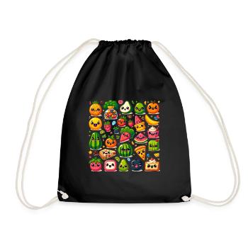 Amateurs de cuisine amusante - Sac de sport léger - noir - Devant