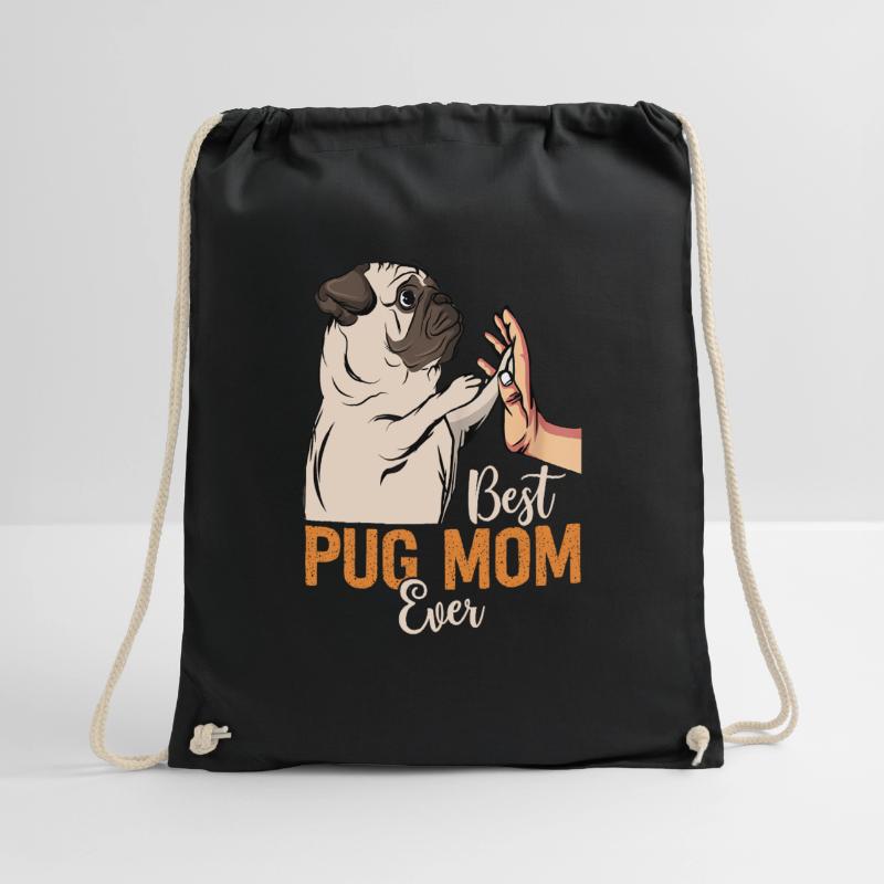 Beste Mopsmutter aller Zeiten Mops-Pullover Mopsmutter Mama Mopsmutter Turnbeutel