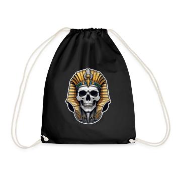 Pharaoh- Mummy - Egypt - Drawstring Bag - black - Front