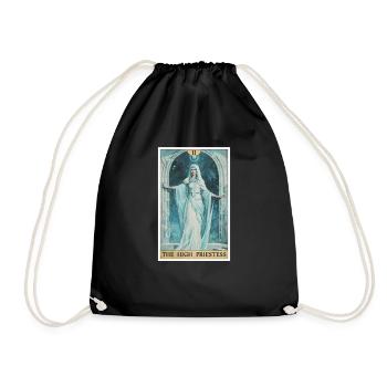 Carte de Tarot La Grande Prêtresse La Grande Prêtresse - Sac de sport léger - noir - Devant