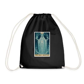 Carte de Tarot La Grande Prêtresse La Grande Prêtresse - Sac de sport léger - noir - Devant