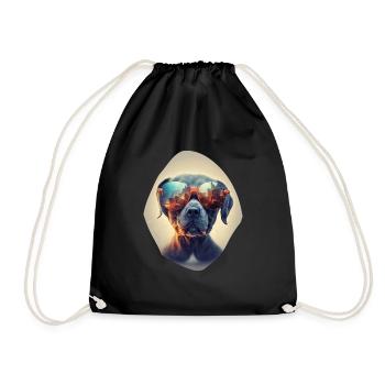 Cool Dog - Turnbeutel - Schwarz - Vorne