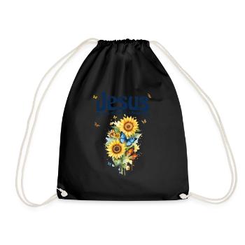 Jésus Ce n’est pas de la religion, c’est une relation - Sac de sport léger - noir - Devant