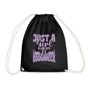 Juste Une Fille Amoureuse D’une Plate-Forme Pétrolière Brute Oilfi - Sac de sport léger - noir - Devant