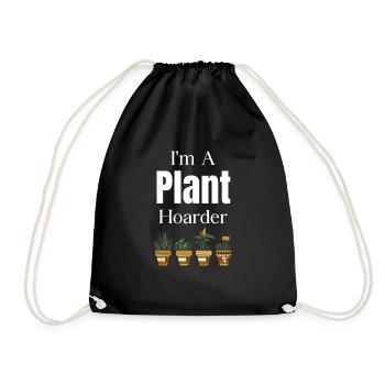 Ich Bin Ein Pflanzensammler, Gartenbaugärtner, - Turnbeutel - Schwarz - Vorne