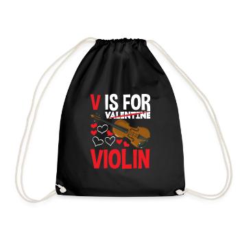 Violon Violon Violoniste Joueur de violon - Sac de sport léger - noir - Devant
