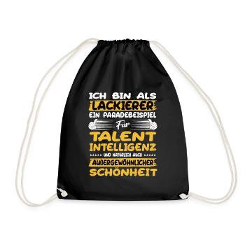 Le peintre, un excellent exemple de talent - Sac de sport léger - noir - Devant