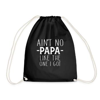 Les enfants n’ont pas de papa comme celui que j’ai - Sac de sport léger - noir - Devant