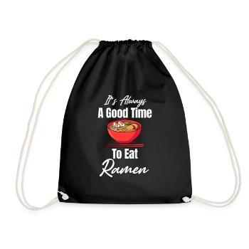 C’est toujours un bon moment pour essayer le bol chaud de ramen. - Sac de sport léger - noir - Devant