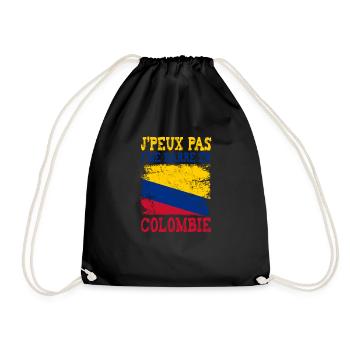 Je peux pas je me barre en Colombie - Sac de sport léger - noir - Devant
