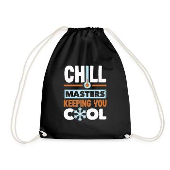 HVAC Expert Technician - Drawstring Bag - black - Front