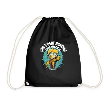 Sous houblon ? Houblon Bonheur Bière Chemise - Sac de sport léger - noir - Devant