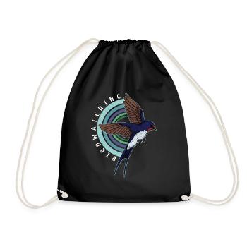 Observation des oiseaux Hirondelle rustique Autriche Oiseau - Sac de sport léger - noir - Devant