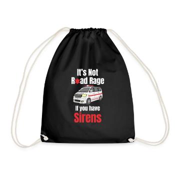 Ce n’est pas un ambulancier enragé - Sac de sport léger - noir - Devant