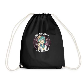 Anime Manga Anime Birthday Girl - Drawstring Bag - black - Front