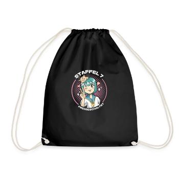Anime Manga Anime Birthday Girl - Drawstring Bag - black - Front