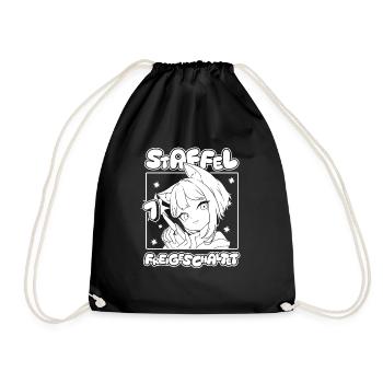 Anime Manga Anime Birthday Girl - Drawstring Bag - black - Front