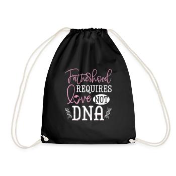 La paternité exige de l’amour et non de l’ADN beau-père Bonu - Sac de sport léger - noir - Devant