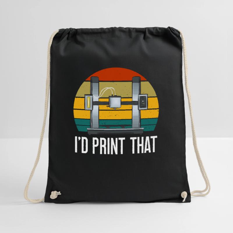 3D Printer 3D Printing Drawstring Bag