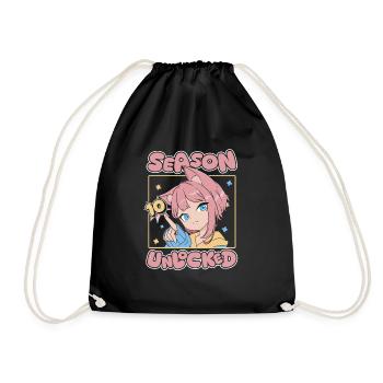 Anime Manga Anime Birthday Girl - Drawstring Bag - black - Front