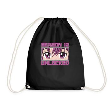 Anime Manga Anime Birthday Girl - Drawstring Bag - black - Front