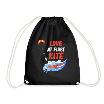 Coup de foudre Planche à voile de kitesurf - Sac de sport léger - noir - Devant