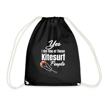 Oui, je fais partie de ces kitesurfeurs qui connaissent bien le - Sac de sport léger - noir - Devant