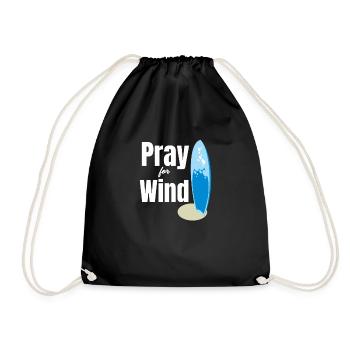 Priez pour le vent Fun Kitesurf - Sac de sport léger - noir - Devant