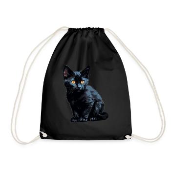 Bombay Cat Bombay Katze - Turnbeutel - Schwarz - Vorne