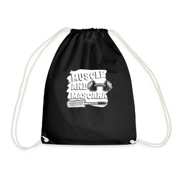 Haltérophilie Haltérophiles Femmes fortes - Sac de sport léger - noir - Devant