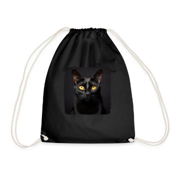 Bombay Cat Bombay Katze - Turnbeutel - Schwarz - Vorne