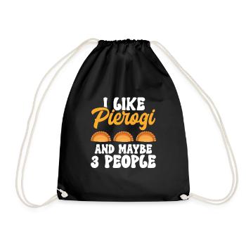 Pierogi polonais - Sac de sport léger - noir - Devant